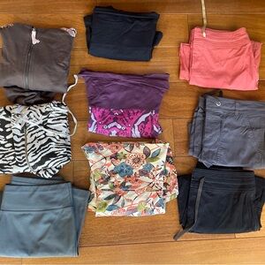 LOT (9 items) of Lucy Athleisure, size XS